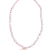 Great Pretenders Pink Pearl Heart Kaulakoru