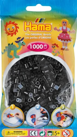 Hama Helmet Midi 1000 kpl Musta 207-18