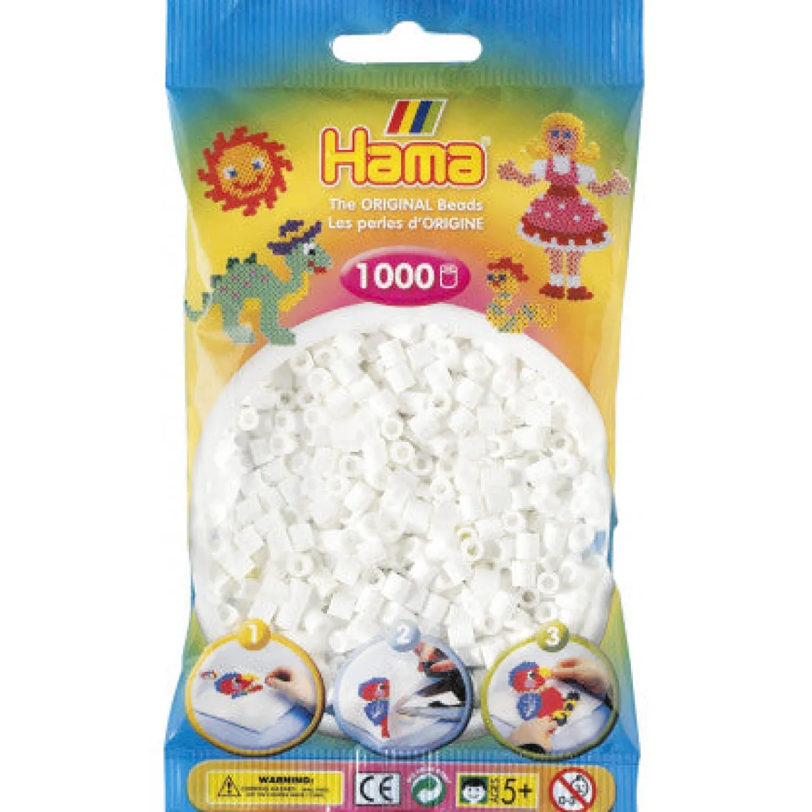 Hama Helmet Midi 1000 kpl Valkoinen 207-01