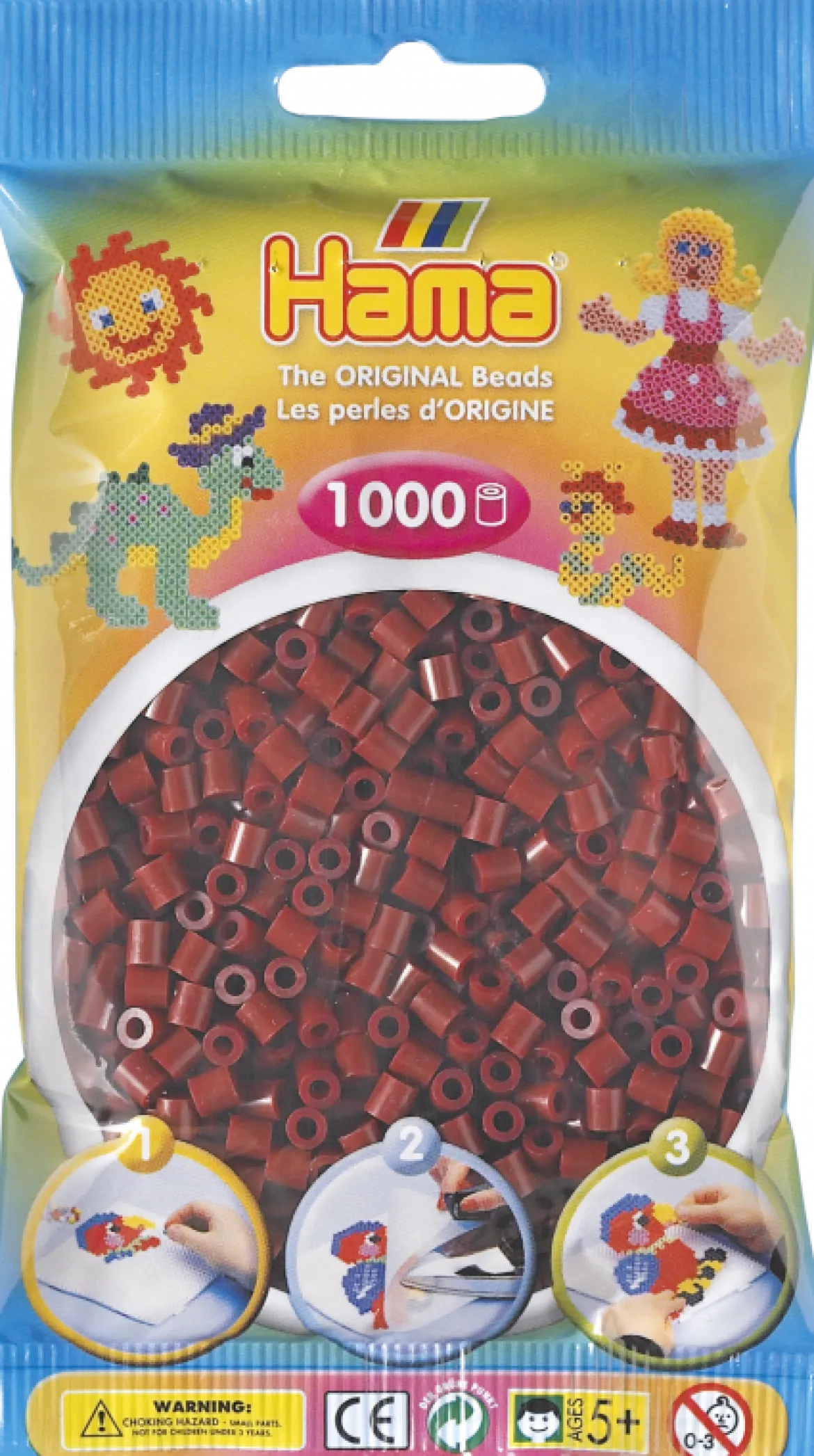 Hama Helmet Midi 1000 kpl Viininpunainen 207-30