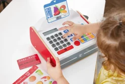 Hape Elektroninen Lasten Kassakone ja Rahat