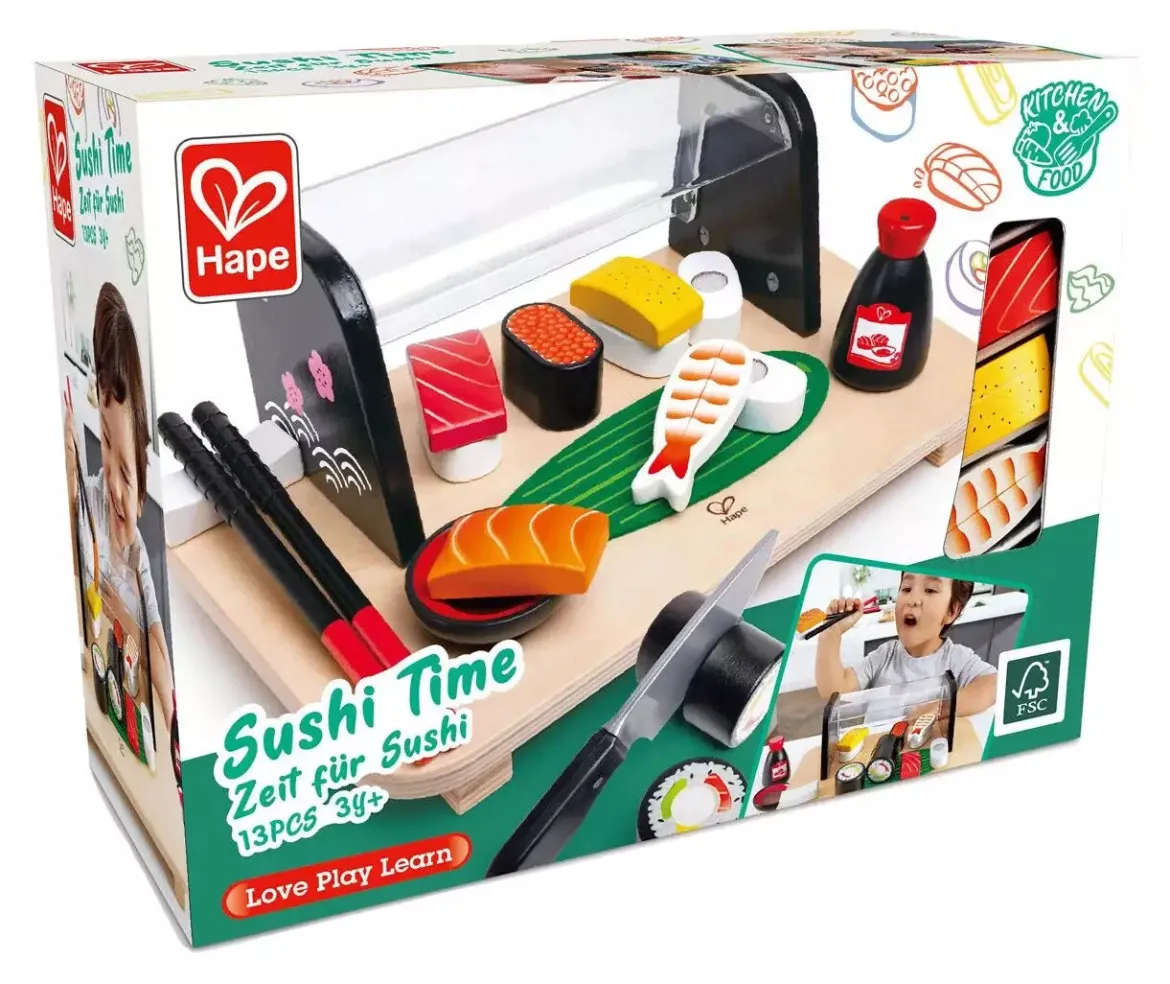Hape Sushi Time Puinen Leikkisetti