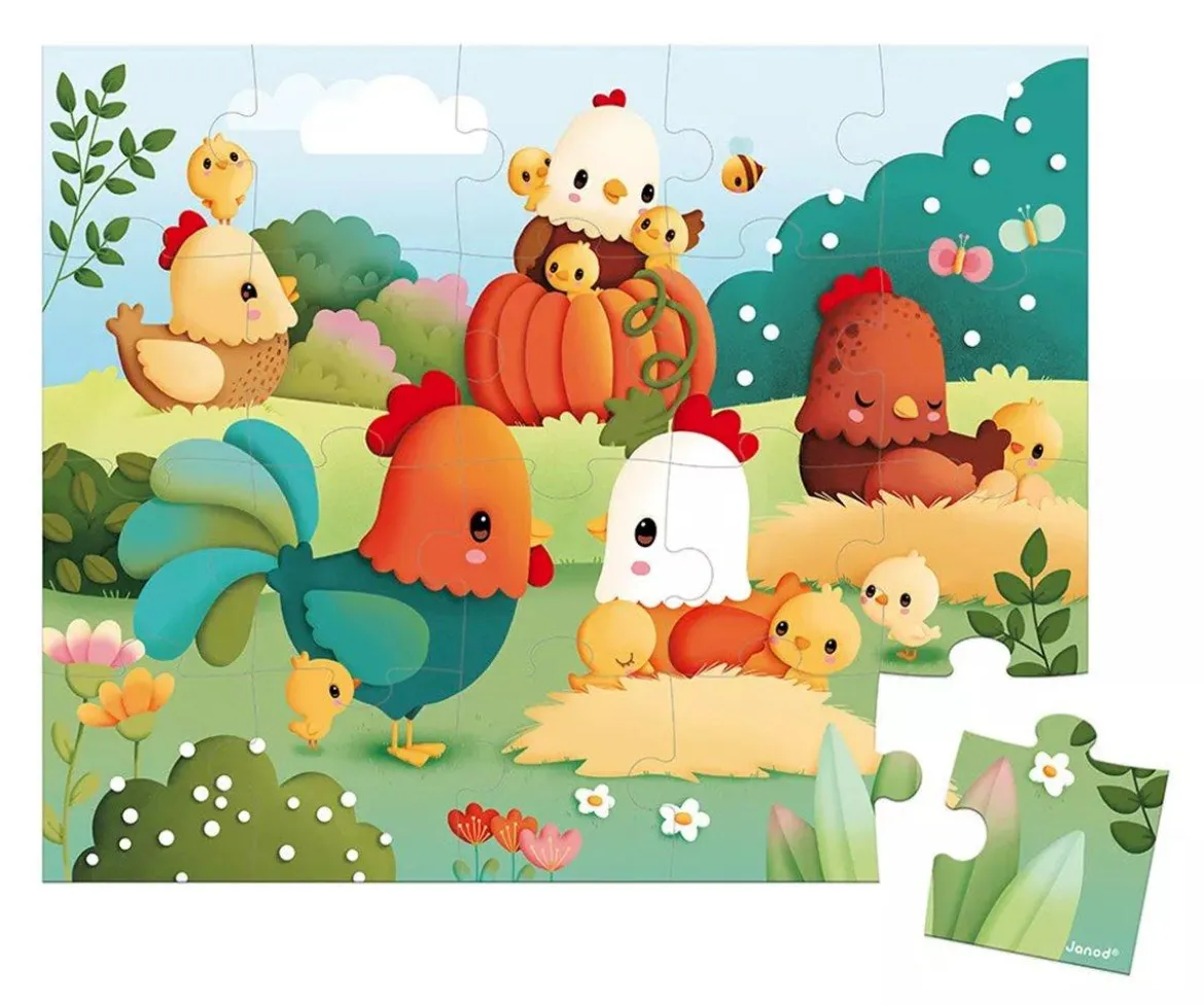 Janod Tervetuloa Maatilalle Palapelisalkku 20 palaa