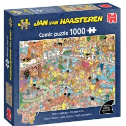 Jan van Haasteren Comic Puzzle Not so Wellness 1000 Palan Palapeli