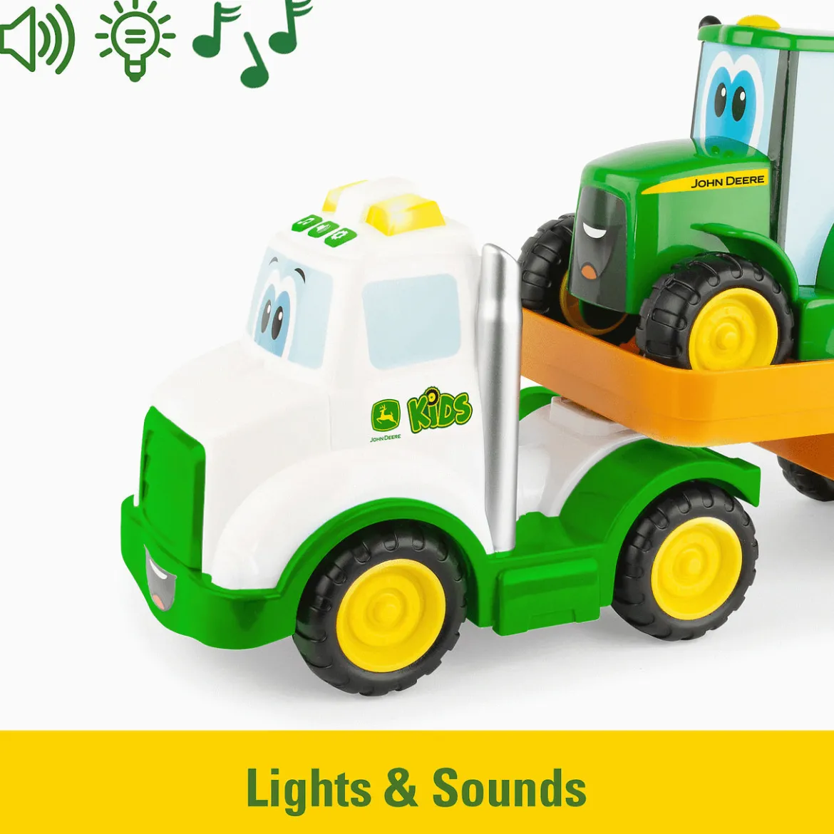 John Deere Farmin' Friends Hauling Set Traktori ja Kuljetusauto