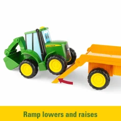 John Deere Farmin' Friends Hauling Set Traktori ja Kuljetusauto