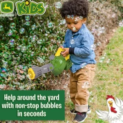 John Deere Kids Saippuakuplakone/Lehtipuhallin ja Täyttökannu