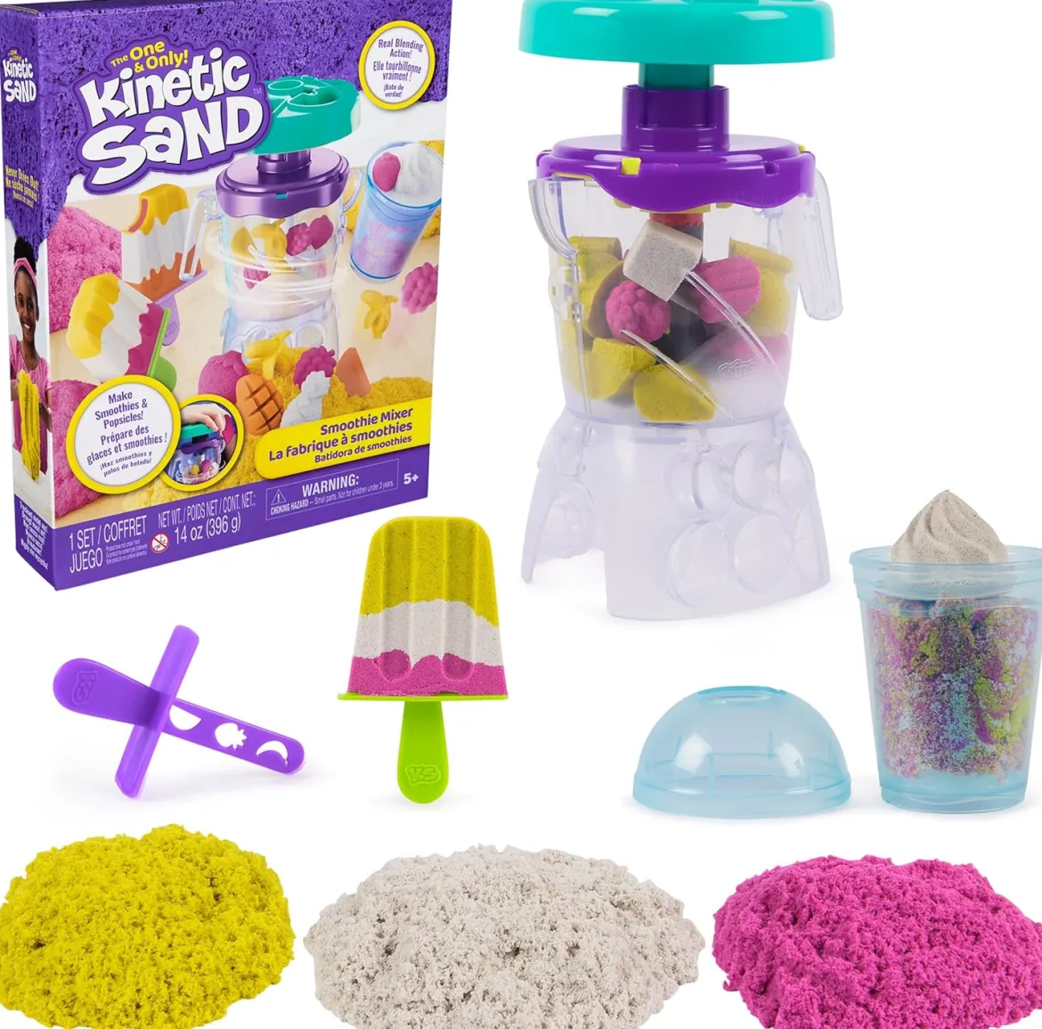 Kinetic Sand Taikahiekka Smoothie Mixer