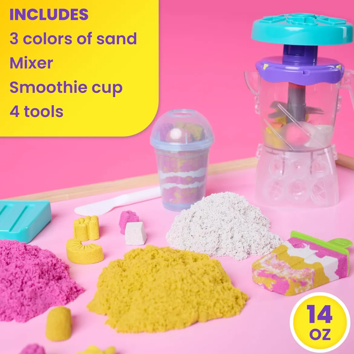 Kinetic Sand Taikahiekka Smoothie Mixer