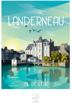La Loutre 1000 Palan Palapeli LANDERNEAU Fil de l'Eau