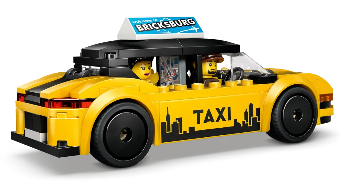 LEGO City 60487 Keltainen Taksi
