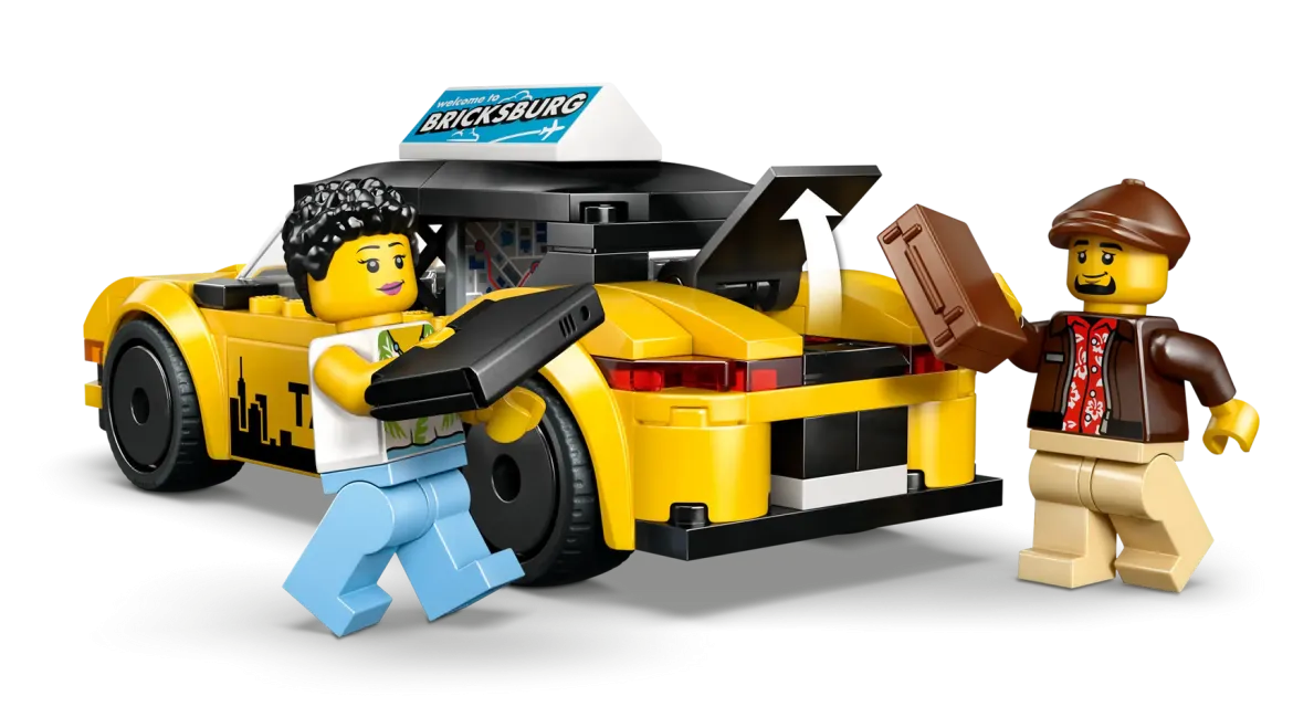 LEGO City 60487 Keltainen Taksi