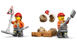 LEGO City 60480 Keltainen Traktorikaivuri