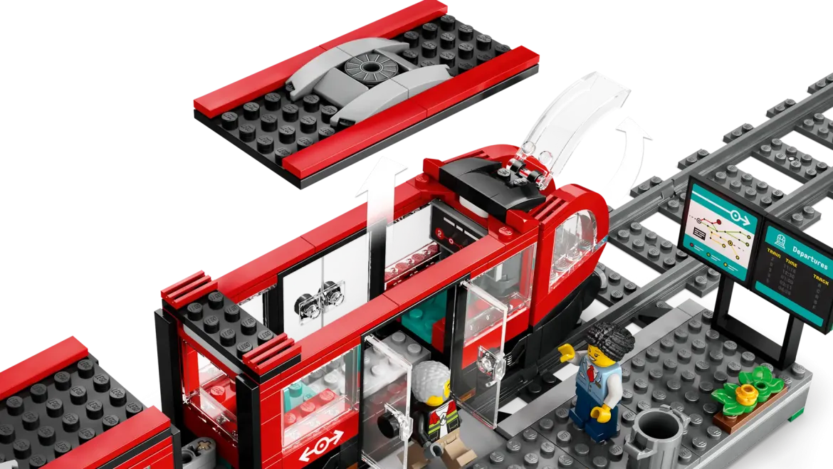 Lego City 60423 Keskikaupungin Pikaratikkapysäkki