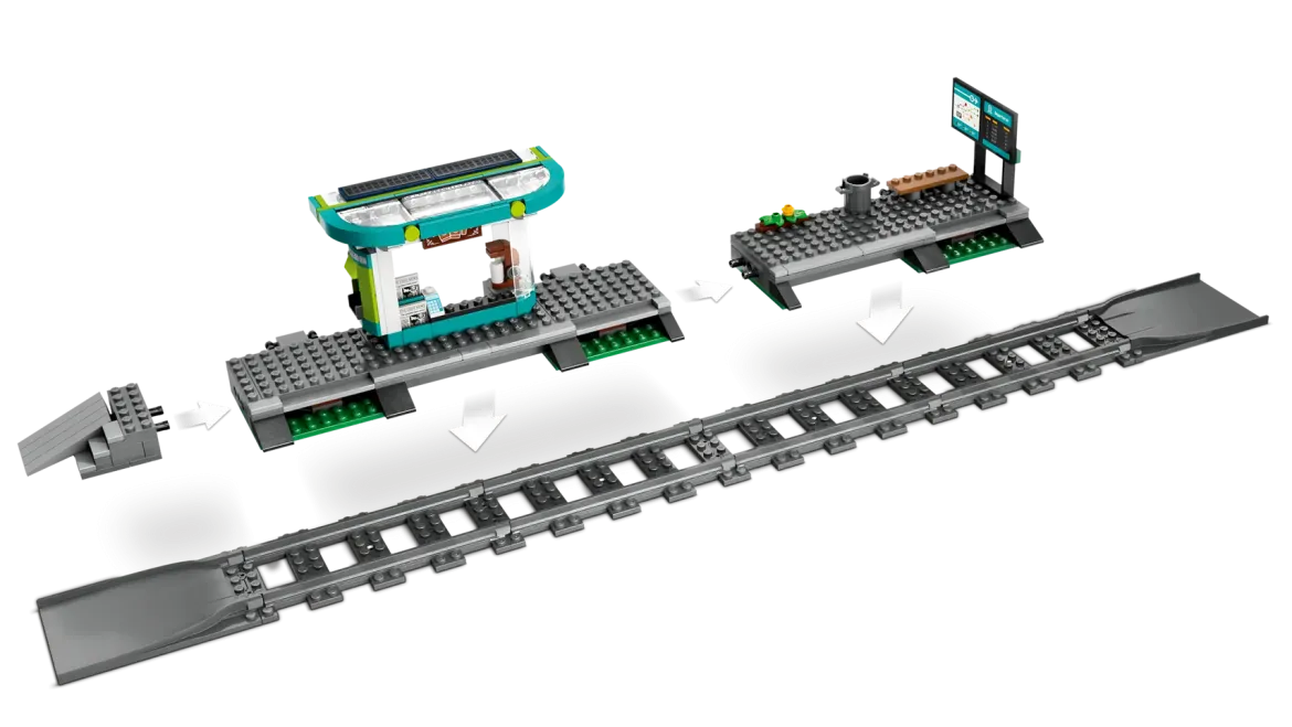 Lego City 60423 Keskikaupungin Pikaratikkapysäkki