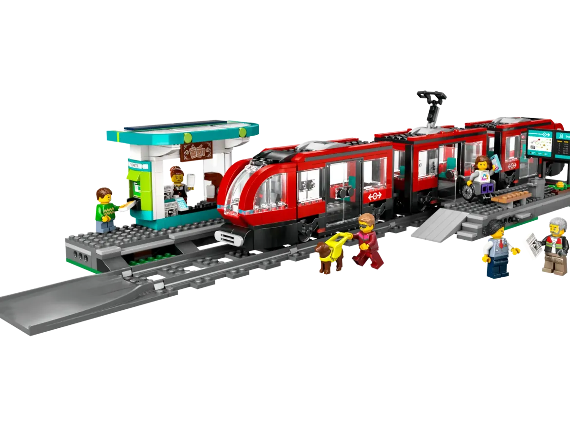 Lego City 60423 Keskikaupungin Pikaratikkapysäkki