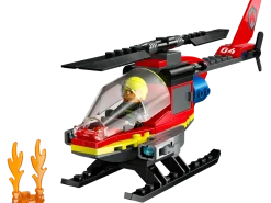 LEGO City 60411 Palokunnan Pelastushelikopteri
