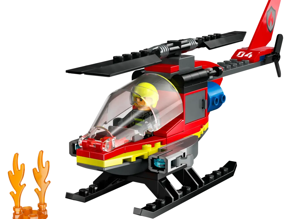 LEGO City 60411 Palokunnan Pelastushelikopteri