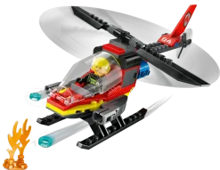 LEGO City 60411 Palokunnan Pelastushelikopteri