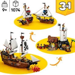 LEGO Creator 31387 Mahtava Merirosvolaiva
