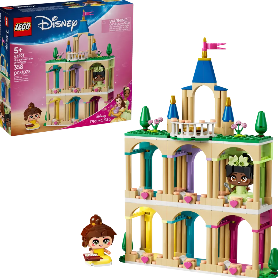 LEGO Disney 43291 Bellen ja Tianan Linna Minikoossa