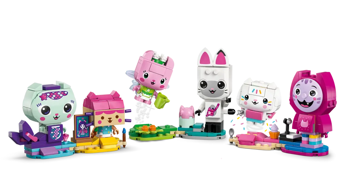 Lego Gabbys Dollhouse 11215 Gabbyn Palikoista Rakennettavat Kissaystävät