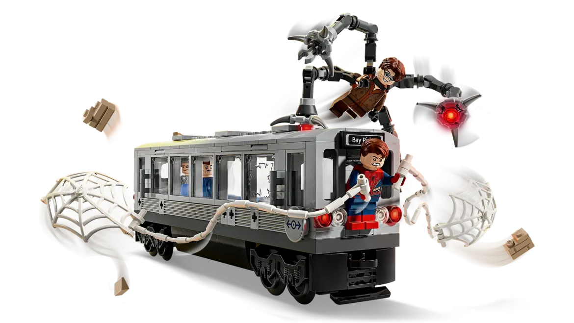 LEGO Marvel 76321 Spider-Man vastaan Doc Ock – Taistelu junassa