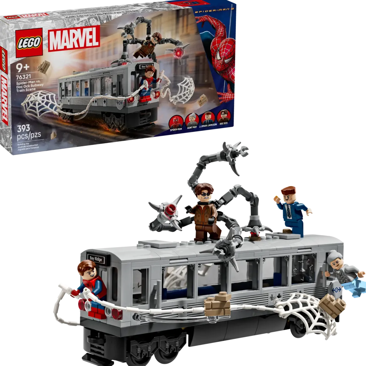 LEGO Marvel 76321 Spider-Man vastaan Doc Ock – Taistelu junassa
