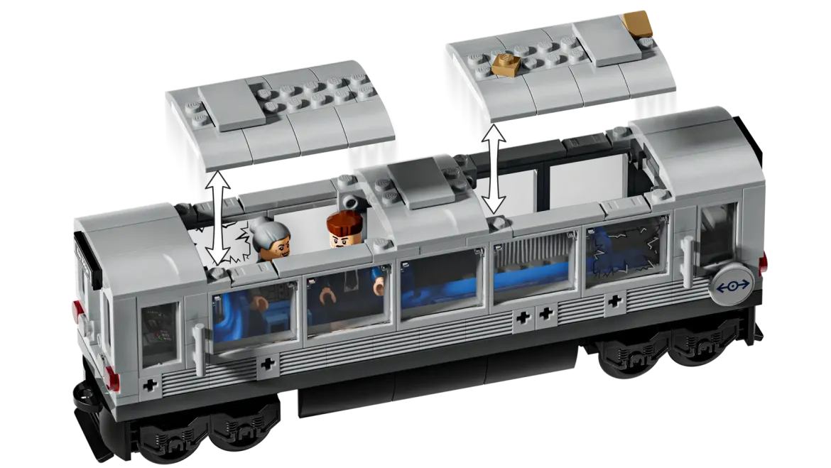 LEGO Marvel 76321 Spider-Man vastaan Doc Ock – Taistelu junassa