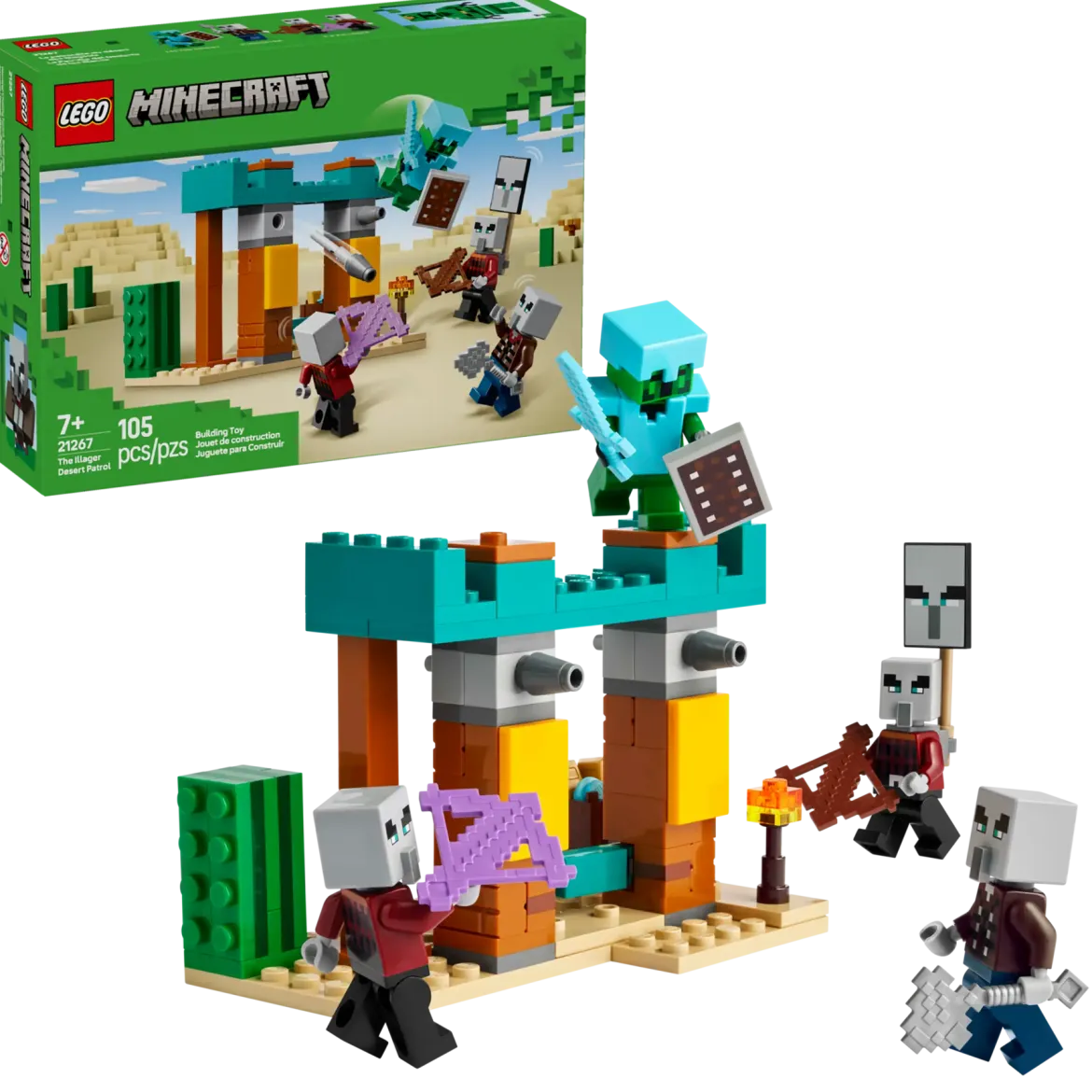LEGO Minecraft 21267 Pahalaisten Aavikkopartio