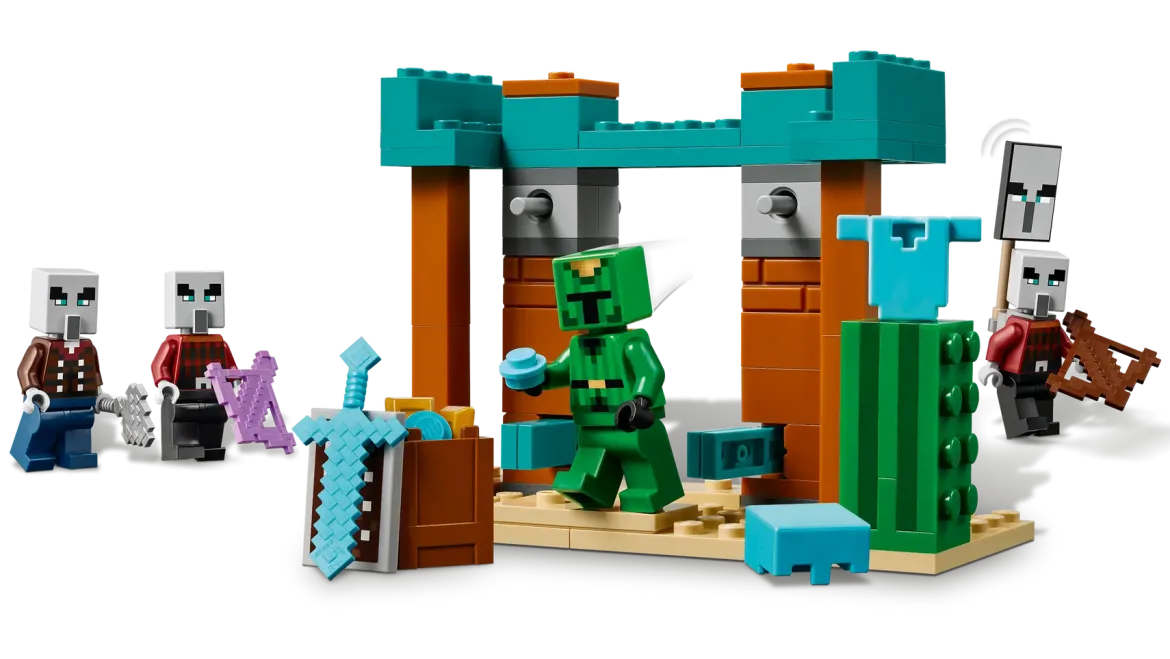 LEGO Minecraft 21267 Pahalaisten Aavikkopartio