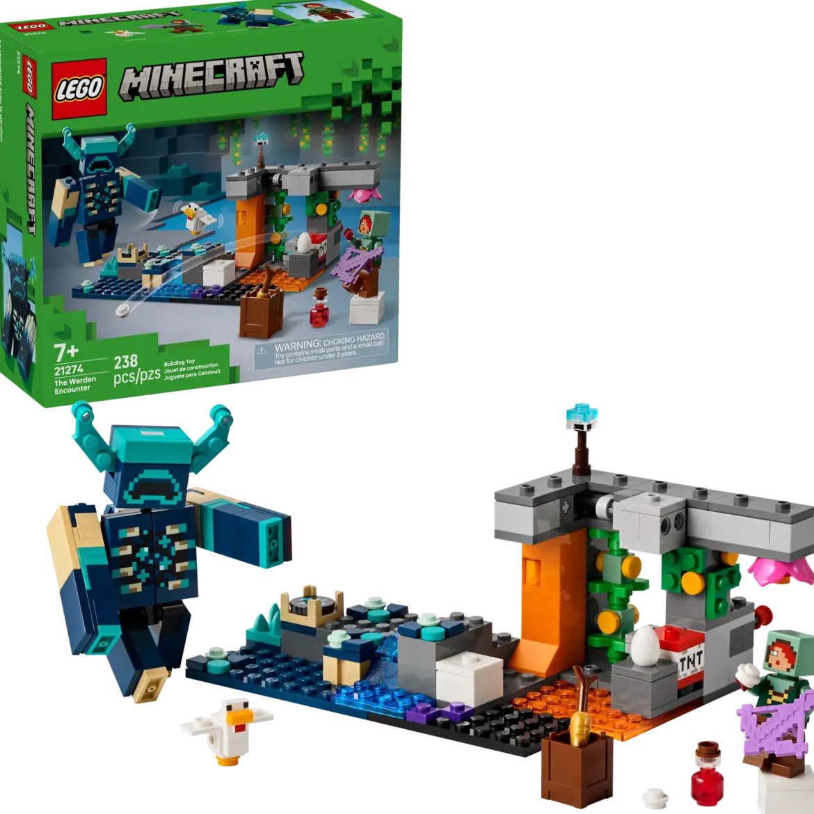 LEGO Minecraft 21274 Vartijan Kohtaaminen