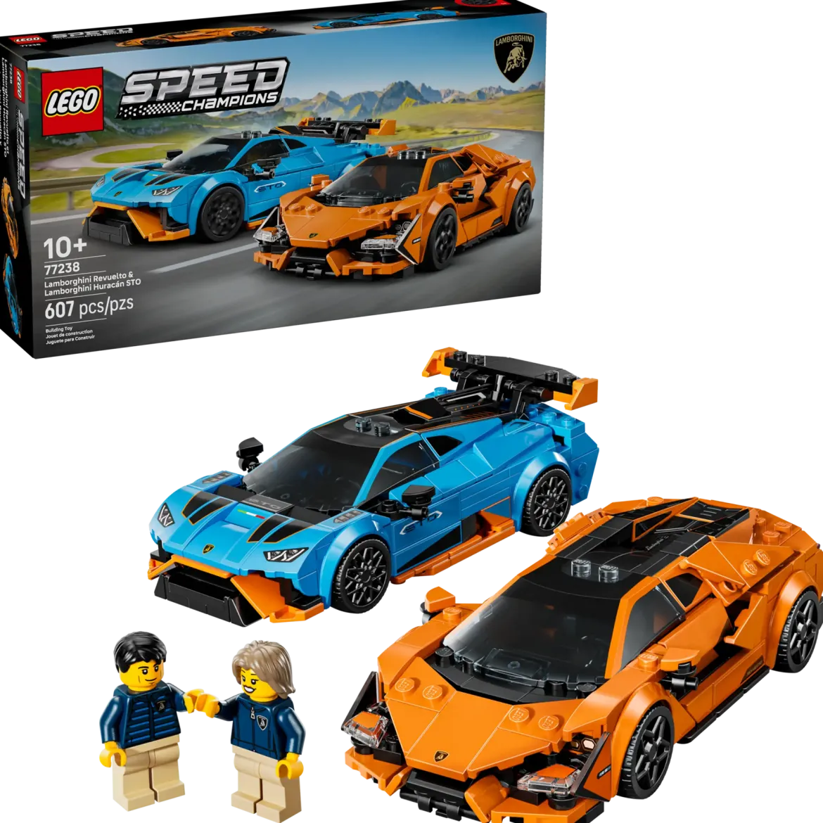 LEGO Speed Champions 77238 Lamborghini Revuelto & Huracán STO