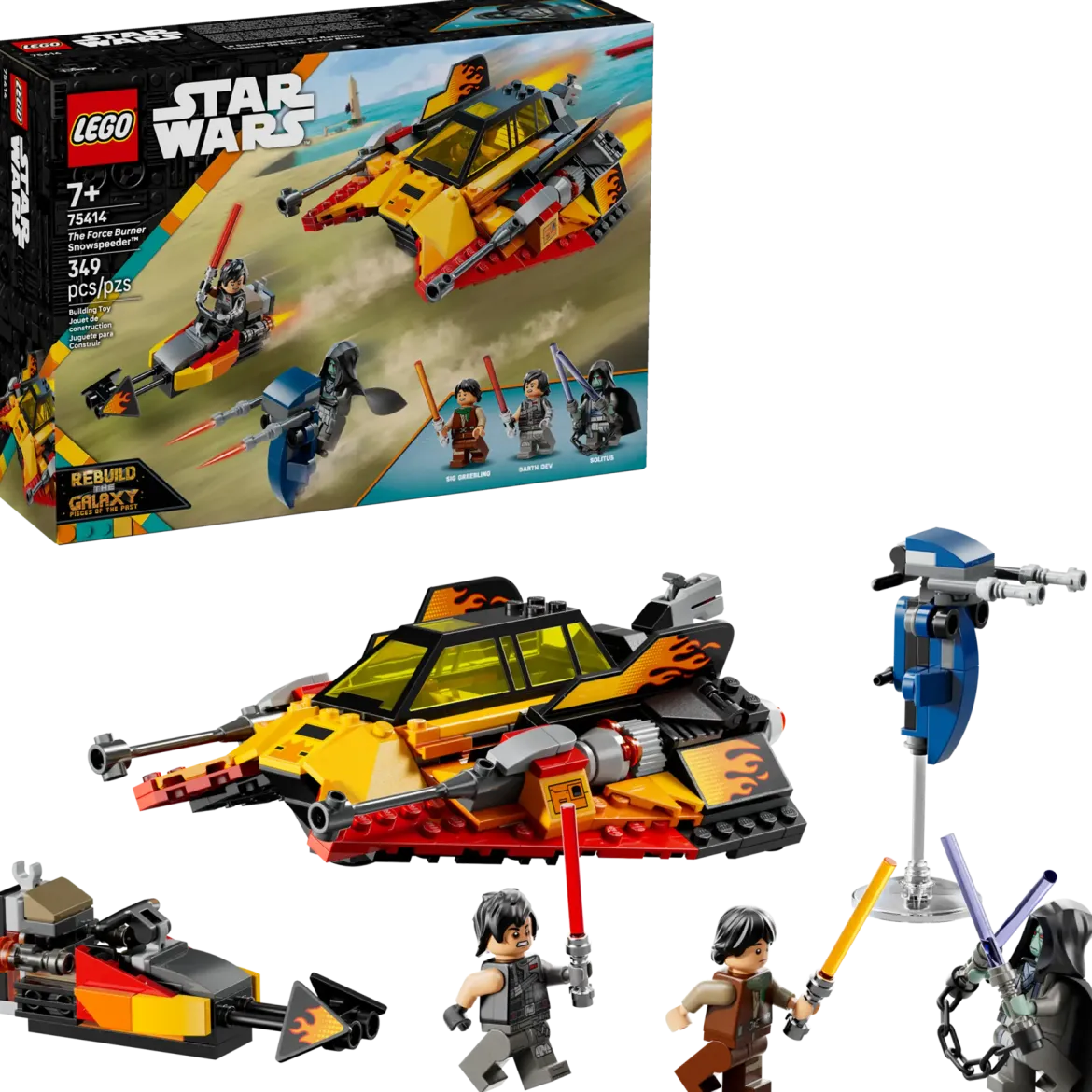 Lego Star Wars 75414 Force Burner Lumikiituri