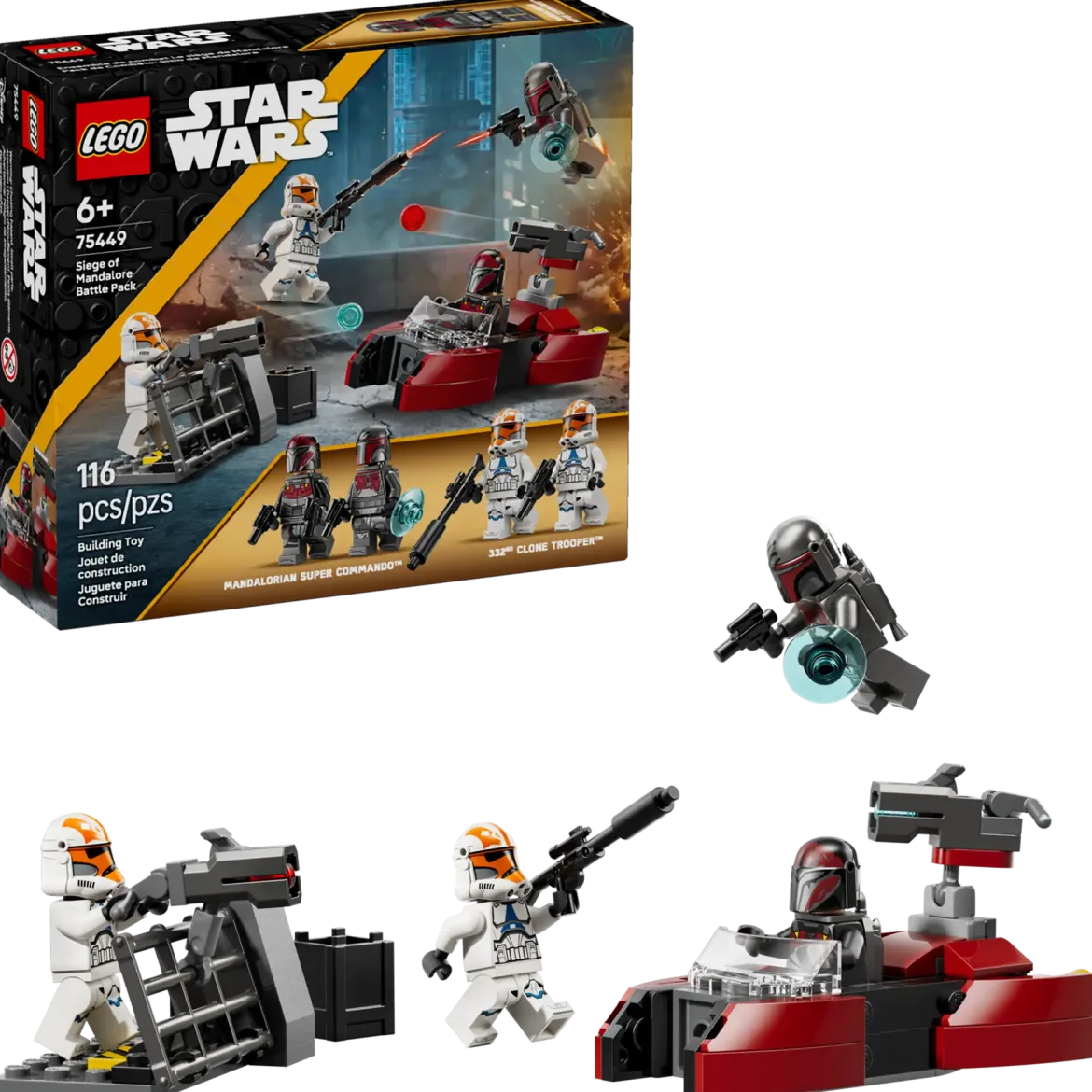 LEGO Star Wars 75449 Mandaloren Piiritys Taistelupakkaus