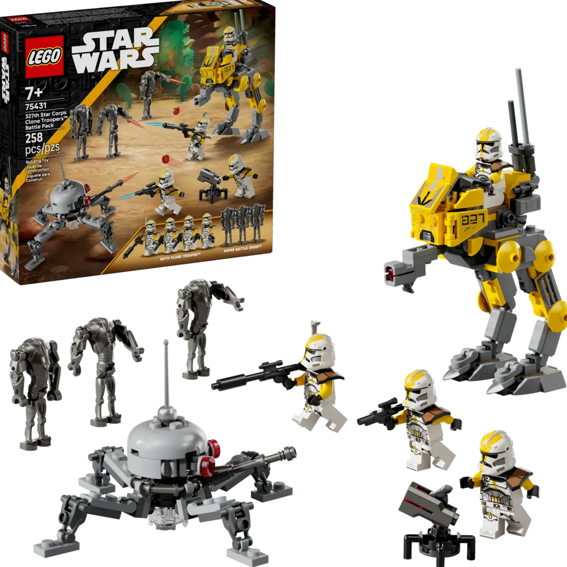 Lego Star Wars 75431 327. Taivasjoukon Kloonisotilaat Taistelupaketti