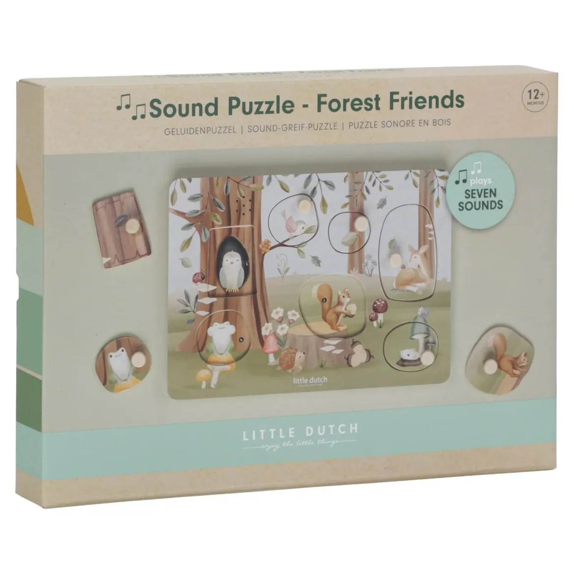 Little Dutch Nuppipalapeli Forest Friends Äänipalapeli