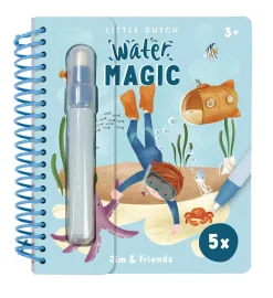 Little Dutch Water Magic Book Jim & Friends Vedellä Värjättävät Kuvat