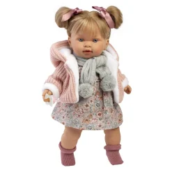 Llorens Alexandra 42cm Pehmeävartaloinen Nukke Saparoilla