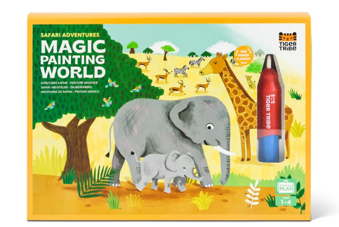 Magic Painting World Vedellä Värjättävät Kuvat- Safari Adventures