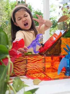 Magna-Tiles Magneettirakennussarja Dinoworld 40 Osaa