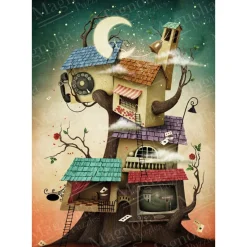 Magnolia Puzzles 1000 Palan Palapeli House on the Tree
