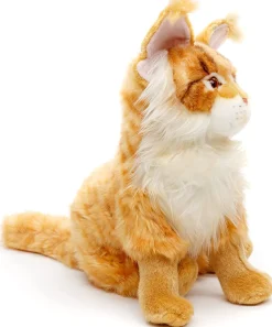 Maine Coon Kissa Pehmolelu 28cm Oranssi