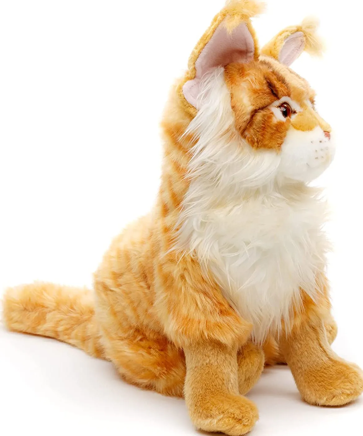 Maine Coon Kissa Pehmolelu 28cm Oranssi