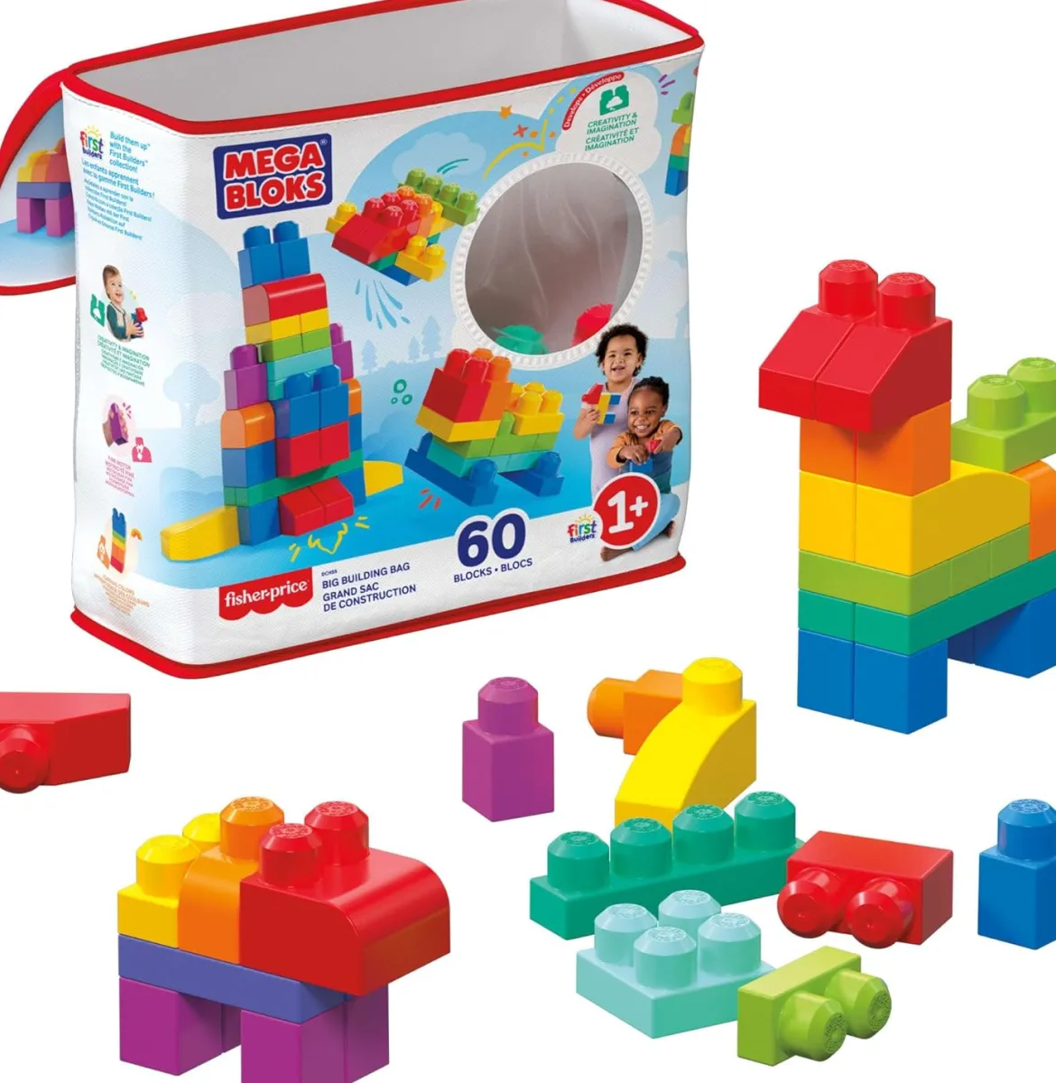 Mega Bloks Puuhapalikat/Rakennuspalikat Classic 60kpl