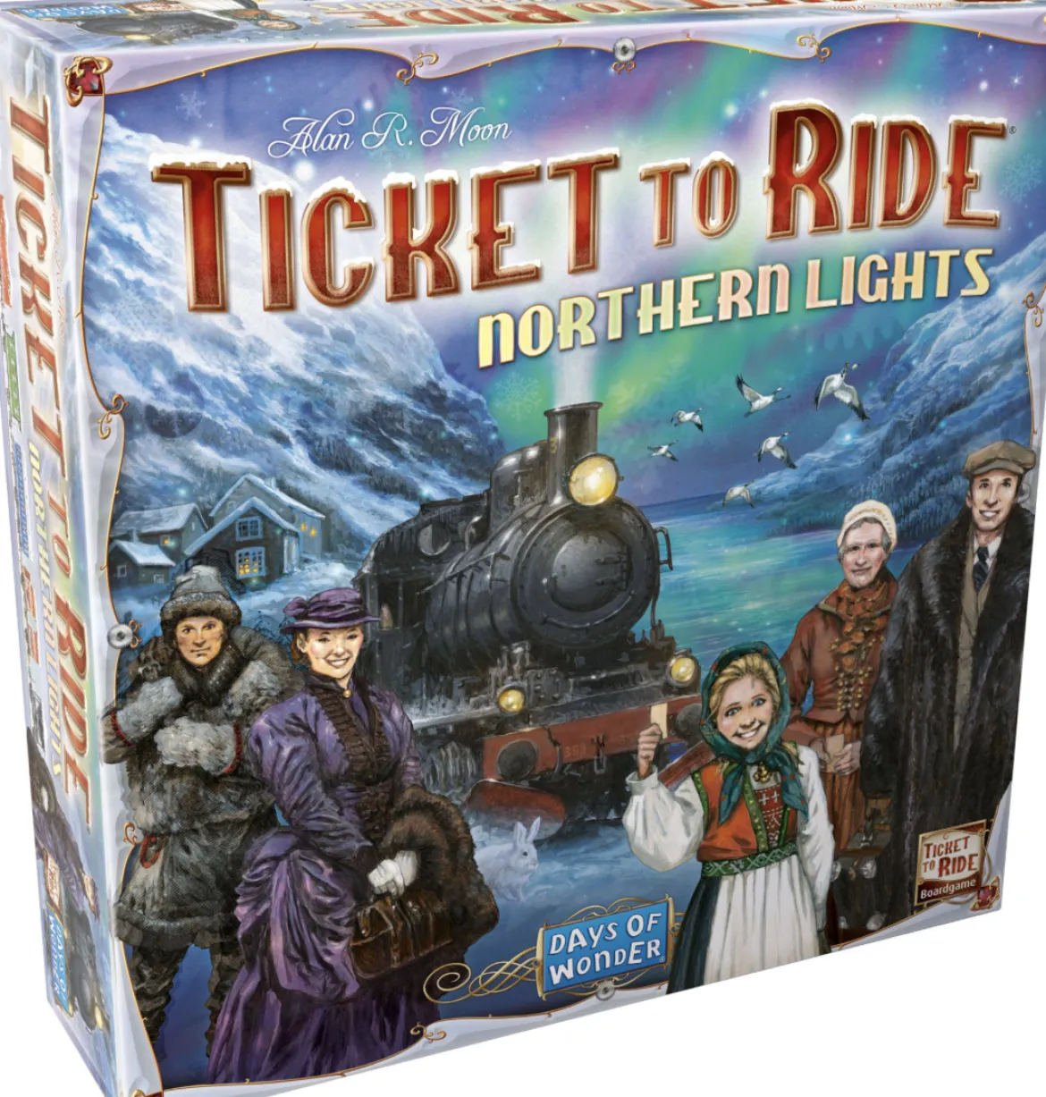 Menolippu Pohjoismaat Ticket to Ride Northern Lights