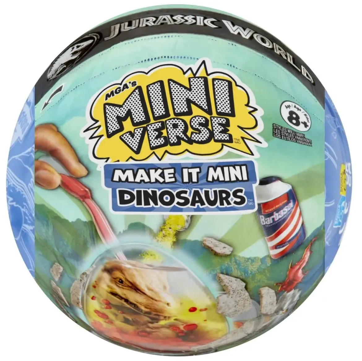 Miniverse Make It Mini Dinosaurs (Jurassic World) Yllätyspallo