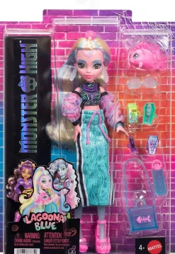 Monster High Lagoona Blue Muotinukke