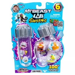 MrBeast Lab Swarms Fusion -Hahmot 6 kpl