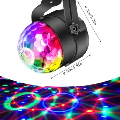 Music Party Light Discovalo Kaukosäätimellä